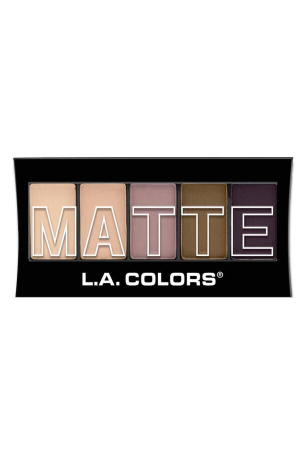 Matte 5 Color Eyeshadow Palette - Natural Linen 81555744717 - 1