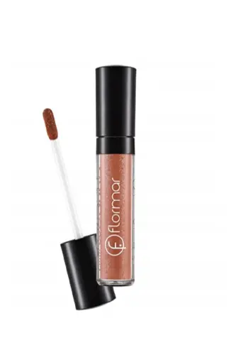 Matte Efect Liquid Lipstick Parlak Yansımalı Ruj-03 Dark Burgundy Metalik-03 Dark Burgundy 