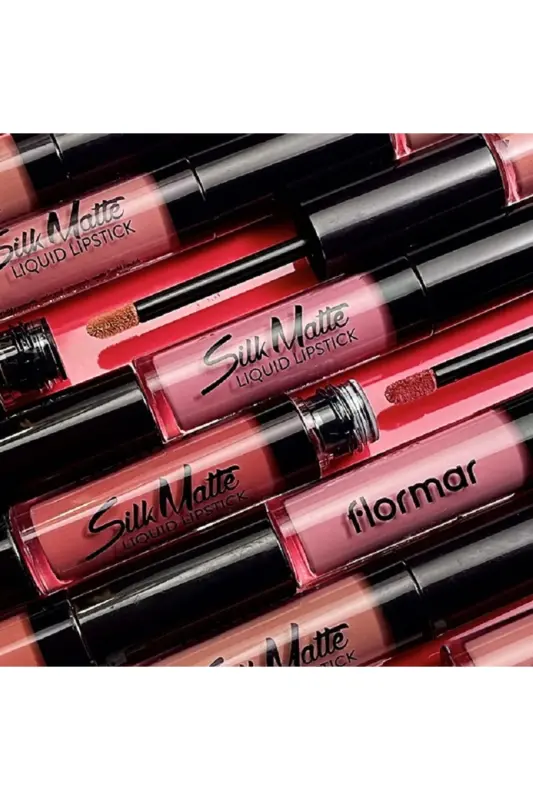 Matte Efect Liquid Lipstick Parlak Yansımalı Ruj- 08 Perfect Red Kırmızı-08 Perfect Red - 8