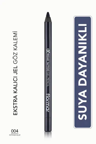 Matte Lasting Eye Pencil (BLUE) - Extreme Tattoo Gel Pencil - 004 Intense Blue - 8682536028868-004 INTENSE BLUE - FLORMAR (1)