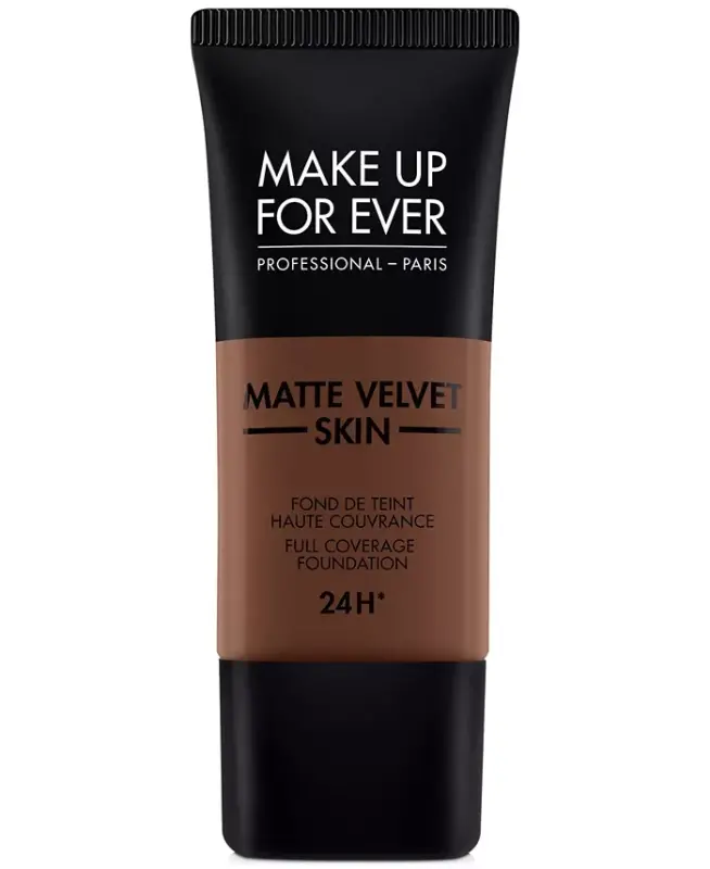 Matte Velvet Skin Full Coverage Foundation-R560 - Chocolate - 1
