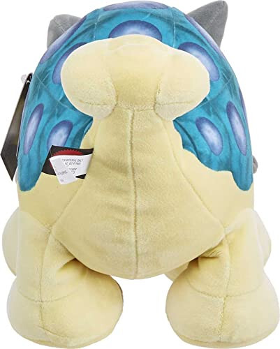 Mattel Jurassic World: Camp Cretaceous Plush Baby Dinosaur Bumpy with Sound, 15-inch Floppy Soft Toy Ankylosaurus with Weighted Feet - 25