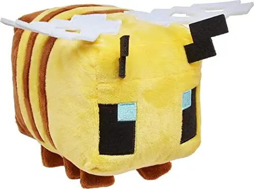 Mattel Minecraft Asos 8 dyuymli Plush Ari To'ldirilgan Hayvon Figurasi, Video O'yin Qahramoni Ilhomlangan Yumshoq Kukla - 1