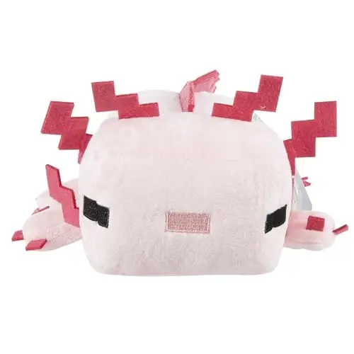 Mattel Minecraft Asosiy Peluş Qahramon Yumshoq Qo'g'irchoqlar, Video o'yinlaridan ilhomlangan bolalar va muxlislar uchun 3 yoshdan yuqori yig'iladigan o'yinchoq sovg'alari - 3