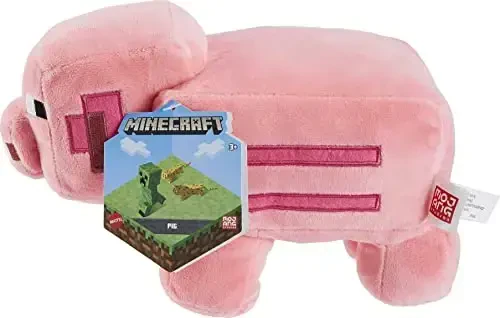 Mattel Minecraft Asosiy Plush Character Yumshoq Qo'g'irchoqlar, Video O'yinlaridan Ilhomlangan Kollektsion O'yinchoq Sovg'alari 3 Yosh va Undan Katta Bolalar va Muxlislar Uchun - 5