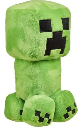 Mattel Minecraft Asosiy yumshoq o'yinchoqlar, 3 yosh va undan katta bolalar va muxlislar uchun video o'yinlardan ilhomlangan to'plamli sovg'alar - 4