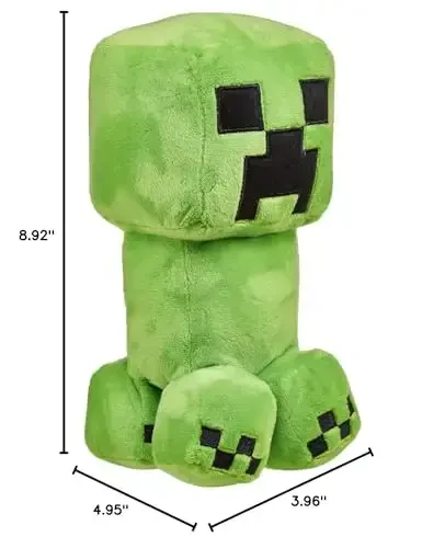 Mattel Minecraft Asosiy yumshoq o'yinchoqlar, 3 yosh va undan katta bolalar va muxlislar uchun video o'yinlardan ilhomlangan to'plamli sovg'alar - 7