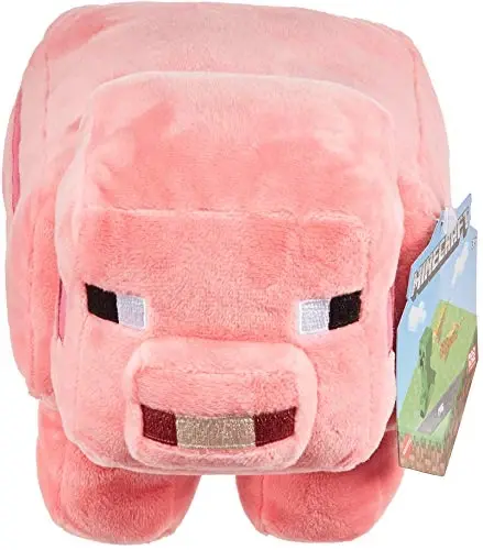 Mattel Minecraft Basic Plush Character Soft Dolls, Video Game-Inspired Collectible Toy Gifts for Kids & Fans Ages 3 Years Old & Up - 6