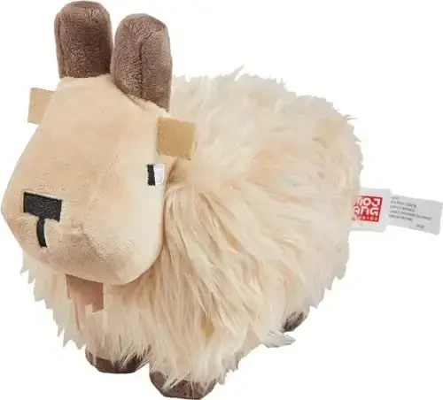 Mattel Minecraft Basic Plush Toy, Echki Yumshoq Qo'g'irchoq, Video o'yinning Muxlislar Sevimli Qahramonidan Ilhomlangan 8 dyuymli Kolleksiya - 4