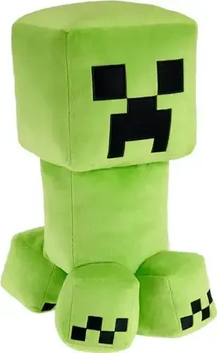 Mattel Minecraft Creeper Jumbo Plush Figure, Large 16-inch Soft Doll with Pixelated Design Inspired by The Video Game - 4