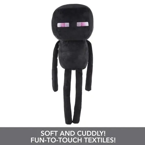 Mattel Minecraft Basic Plush Character Soft Dolls, Video Game-Inspired Collectible Toy Gifts for Kids & Fans Ages 3 Years Old & Up - 3