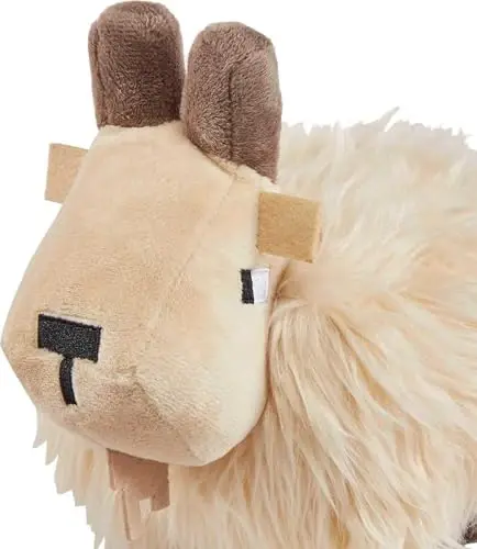 Mattel Minecraft Basic Plush Toy, Goat Soft Doll, 8-inch Collectible Inspired by a Fan-Favorite Character from the Video Game - 5