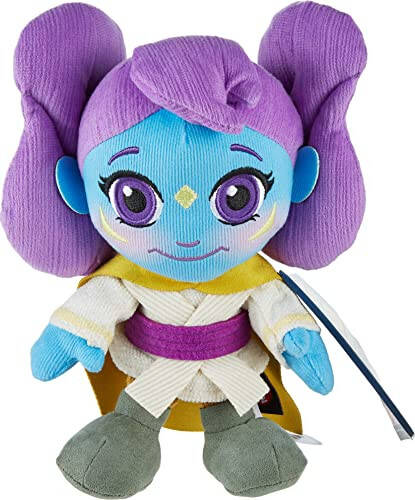 Mattel Star Wars Yosh Jedi Sarguzashtlari Plush, Lys Plush, Yumshoq Qahramon Kuklalari, Disney+ Animatsion Seriyasidan Ilhomlangan Plush O'yinchoqlar, 8 dyuym - 6