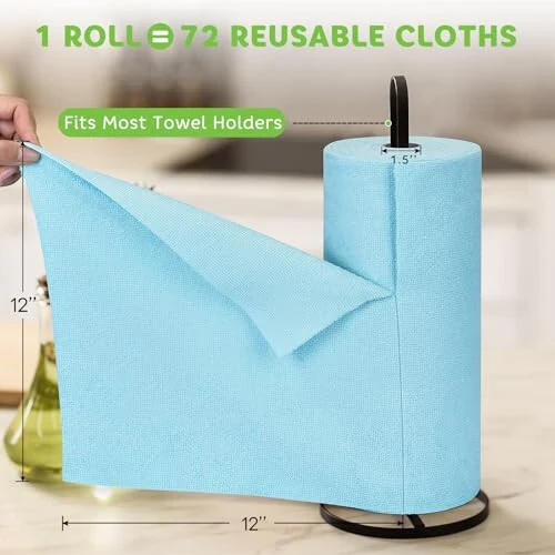 Matthew Microfiber Cleaning Cloth Roll 72Pack (12