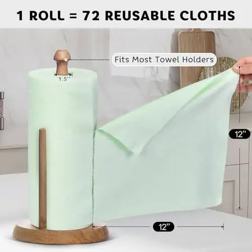 Matthew Microfiber Cleaning Cloth Roll 72Pack (12