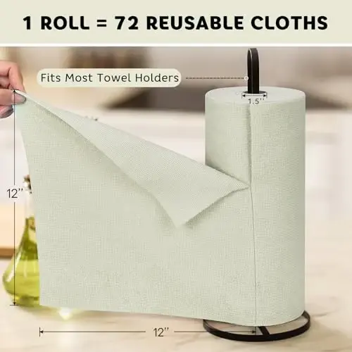 Matthew Microfiber Cleaning Cloth Roll 72Pack (12