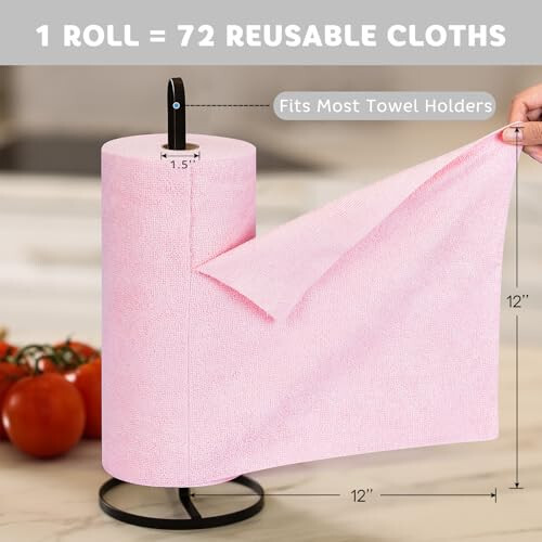 Matthew Microfiber Cleaning Cloth Roll 72Pack (12