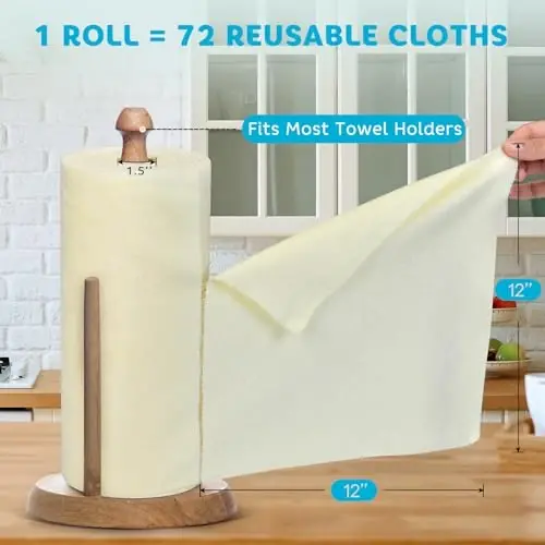 Matthew Microfiber Cleaning Cloth Roll 72Pack (12