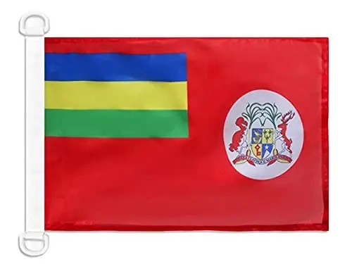 Mauritius Civil Ensign NAUTICAL Flag 18'' x 12'' - Mauritian merchant flags 30 x 45 cm. - Banner 12x18 in for boat - AZ FLAG - 1