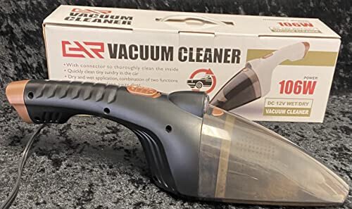 Maverick Advantage Car Vacuum Cleaner - Portable, High Power, Handheld Vacuums w/ 2 AttacModazoneents & Hose Extension, 16 Ft Cord & Bag - 12v, Auto Accessories Kit for Interior Detailing - Black - Maverick Advantage