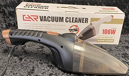 Maverick Advantage Car Vacuum Cleaner - Portable, High Power, Handheld Vacuums w/ 2 AttacModazoneents & Hose Extension, 16 Ft Cord & Bag - 12v, Auto Accessories Kit for Interior Detailing - Black - 1