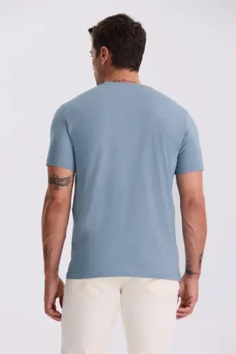 Mavi %100 Pamuk Slim Fit Bisiklet Yaka Basic T-Shirt - 3