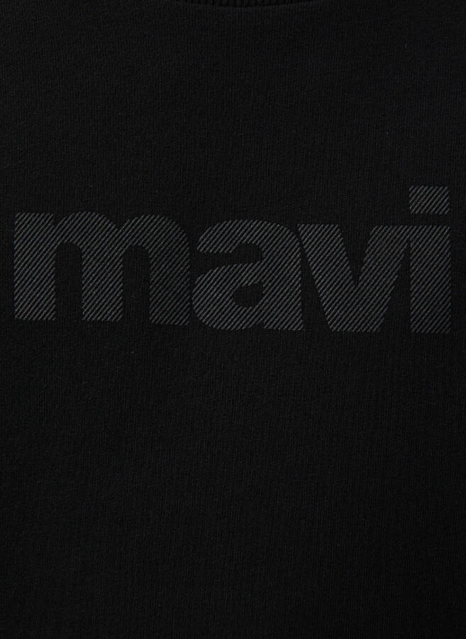 Mavi Bisiklet Yaka Siyah Erkek Sweatshirt 066303-900 MAVİ BASKILI SWEATSHIRT - 6