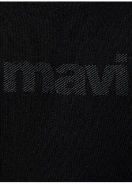 Mavi Bisiklet Yaka Siyah Erkek Sweatshirt 066303-900 MAVİ BASKILI SWEATSHIRT - 13