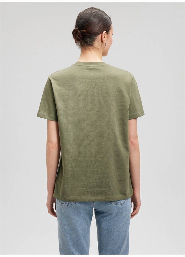 Mavi Bisiklet Yaka Yeşil Kadın T-Shirt M1600965-71559-BASIC SHORT SLEEVE T - 16