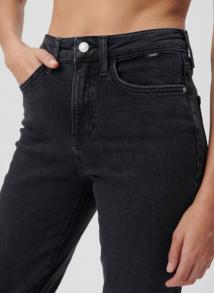 Mavi CINDY Orta Dumanlı Mom Fit Gri Kadın Denim Pantolon M100277 - 18