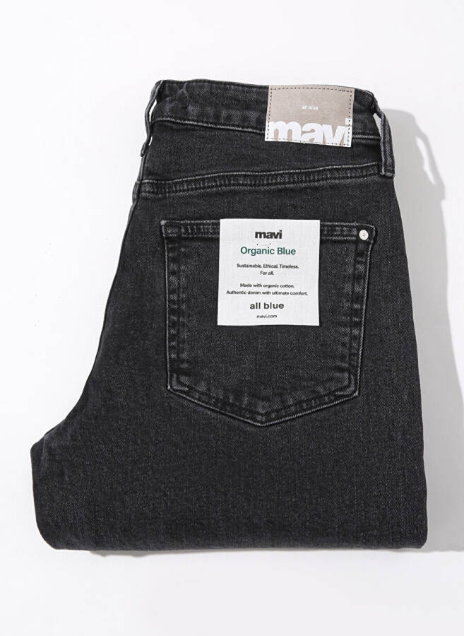 Mavi CINDY Orta Dumanlı Mom Fit Gri Kadın Denim Pantolon M100277 - 19