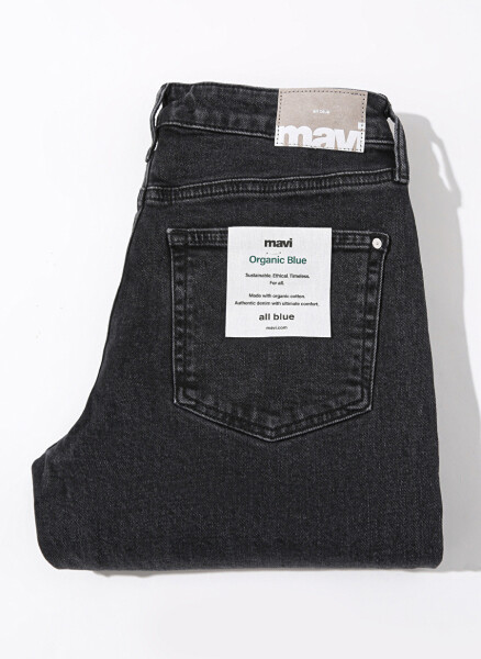 Mavi CINDY Orta Dumanlı Mom Fit Gri Kadın Denim Pantolon M100277 - 9