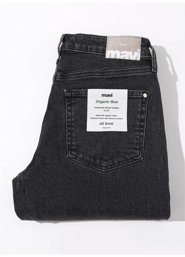 Mavi CINDY Orta Dumanlı Mom Fit Gri Kadın Denim Pantolon M100277 - 29