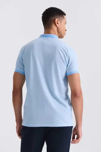 Mavi Classic Fit Printed Pocket Polo Neck T-Shirt - 1