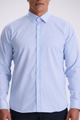 Mavi Comfort Fit 100% хлопок без утюга полосатая рубашка Non Iron - 3