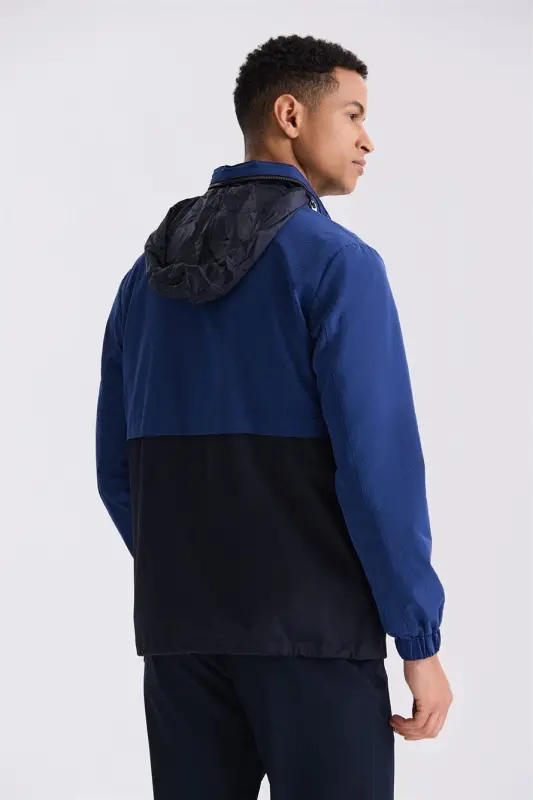 Mavi Comfort Fit Hakim Yaka Mevsimlik Mont - 4