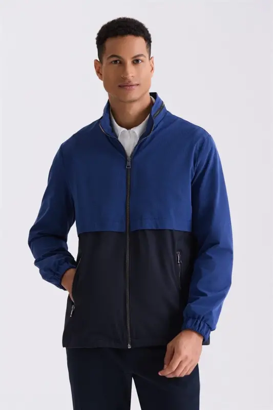 Mavi Comfort Fit Mandarin Collar Demi-Season Jacket - JAKAMEN