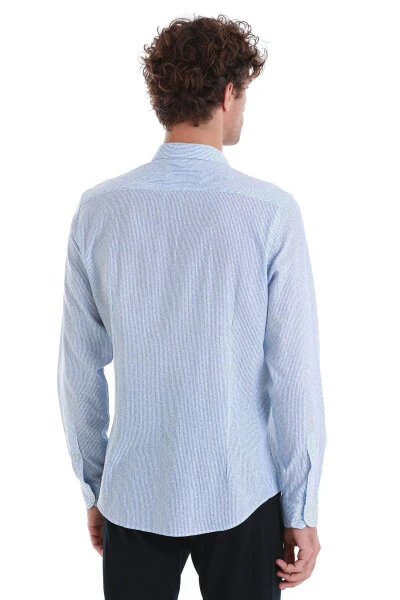 Mavi Comfort Fit с принтом Slim воротник длинные рукава Спорт - 6