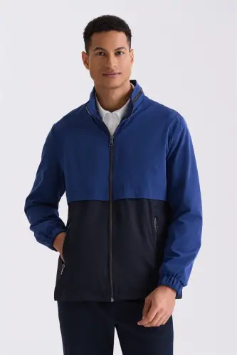 Mavi Comfort Fit toʻgʻri yoqali mavsumiy palto - 1