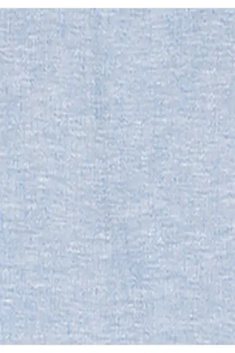 Comfort Fit Shirt Neck Düz Erkek Mavi Kısa Kol Gömlek - MAVİ - 5