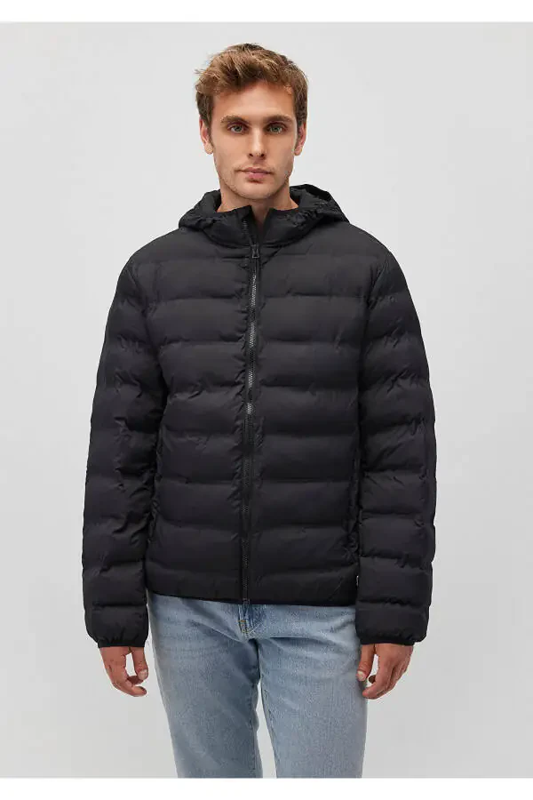 MAVİ Hooded Black Puffer 0110295 - 5