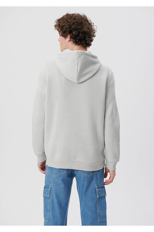 MAVİ Hooded Grey Basic Sweatshirt 0610061-70075 - 4