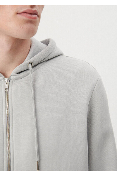 MAVİ Hooded Grey Basic Sweatshirt 0610061-70075 - 5