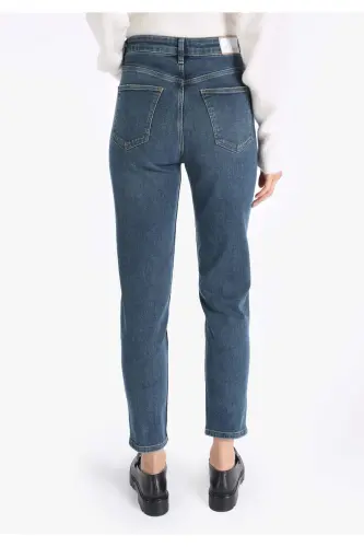 Mom Fit Kadın İndigo Jean Pantolon - 2