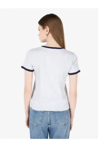 Mavi Kadın Tshirt K.kol - COLIN’S (1)