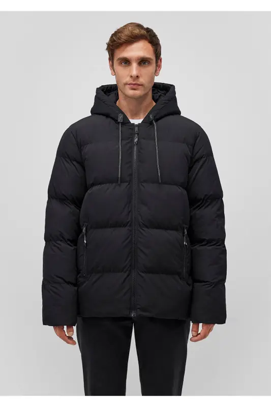 MAVİ Kapüşonlu Siyah Şişme 0110349-SİYAH - 5