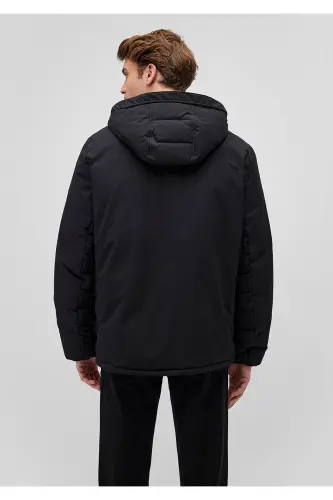 MAVİ Kapüşonlu Siyah Şişme Mont 0110352-SİYAH - 5