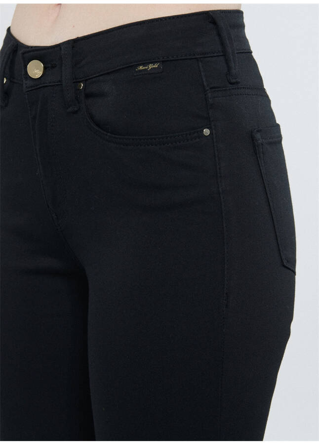 Mavi KENDRA Black GOLD NIGHTS Slim Straight Fit Siyah Kadın Denim Pantolon 1074622002 - 23