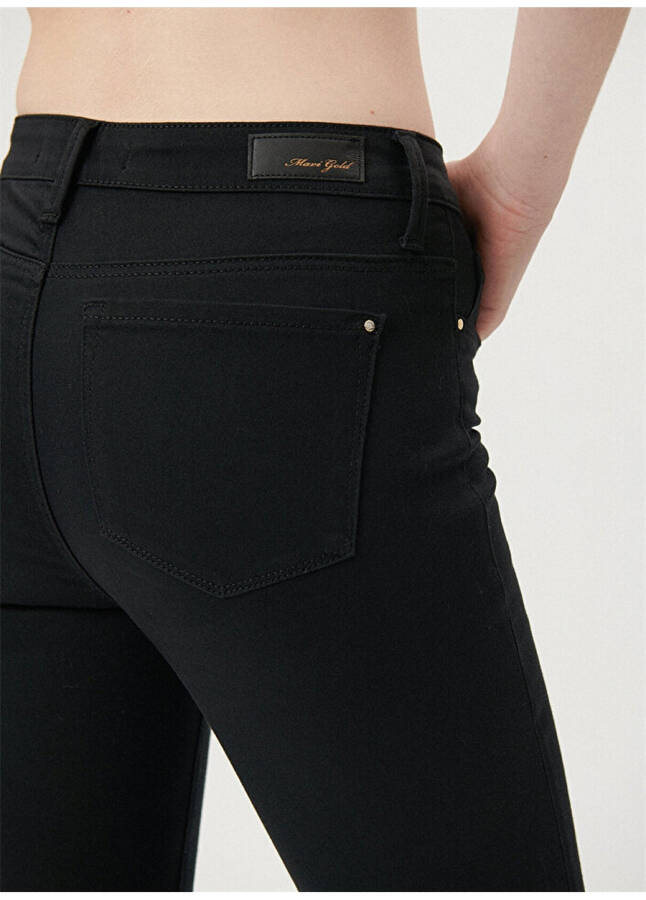 Mavi KENDRA Black GOLD NIGHTS Slim Straight Fit Siyah Kadın Denim Pantolon 1074622002 - 26