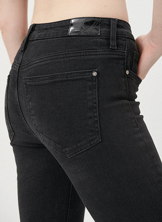 Mavi MARIA Yüksek Bel Bootcut Paça Flare Koyu Gri Kadın Denim Pantolon M101225-80998 - 8